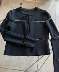 Alexander Wang ノーカラーツイードジャケット 2025年最新】Alexander Wang レディース ノーカラージャケットの