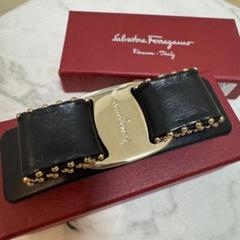 未使用品⭐︎フェラガモ　バレッタ　黒 楽天市場】フェラガモ バレッタの通販