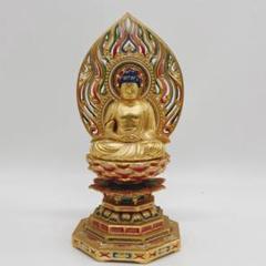 仏教古美術 純銅塗金静座菩薩 仏像文化遺産希少文化財 坐禅仏像