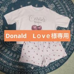 SNIDEL HOME チェリー柄ルーム　Donald　LＯＶＥです。 SNIDEL HOME チェリー柄ルーム Donald LOVE様専用です