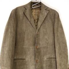 美品 MEN’S TENORAS 2way レザージャケット ラム グレージュ 美品 MEN'S TENORAS 2way レザージャケット ラム グレージュ