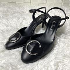 美品✨ダイアナ　パンプス　ストラップ　バックル　金具　23.5cm