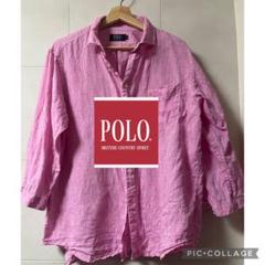 ⭐️POLO BCS ⭐️ピンク七分袖シャツ