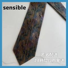 【美品】sensible センシブル ネクタイ マルチカラー お洒落 ブランド