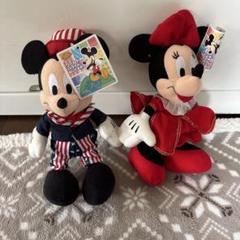 ミッキー・ミニー ぬいぐるみ ワールド スタイル