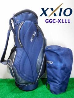 ☆ゼクシオ☆XXIO GGC-X111☆キャディバッグ☆ネイビー☆ストライプ Amazon | DUNLOP(ダンロップ) キャディバッグ メンズ XXIO GGC