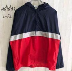 adidas　アディダス☆トレフォイル　プリント　ナイロンジャケット　パーカー