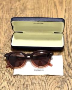 初売りセール 美品】ENALLOID ケース・クロス付き サングラス エナロイド 小物