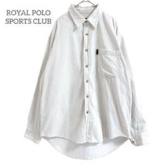 ロイヤルポロスポーツクラブ コーデュロイシャツ 長袖 メンズ L シンプル