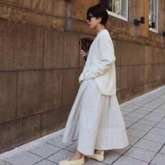 美品 machattマチャット ジャガードスカート ロングスカート