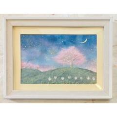 和紙ちぎり絵「Lily」 和紙ちぎり絵『百合』葉書サイズ原画 - メルカリ