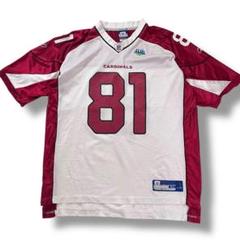 NFL カーディナルス ボールディン ゲームシャツ 古着 XL Reebok