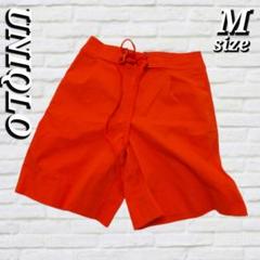 ユニクロ ショートパンツ ハーフパンツ 赤 夏 Mサイズ