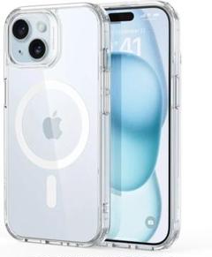 iPhone 15 ケース ワイヤレス充電対応 衝撃 傷に強い背面 クリア