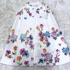 RE ARRIVAL/再入荷 極美品 希少 Chesty ケープコート スプリングコート 花柄 ジャケット・アウター