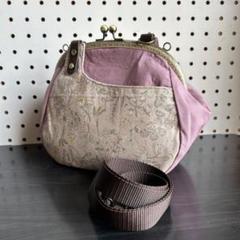ハンドメイド　がま口ショルダー　マイリトルテイラー　ハロウィン柄 ハンドメイド がま口ショルダー マイリトルテイラー ハロウィン