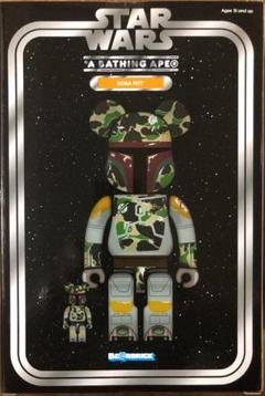 BE@RBRICK BAPE BOBA FETT 100% & 400%