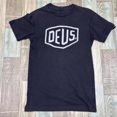 DEUS ブラック ロゴ Tシャツ USA製のサムネイル