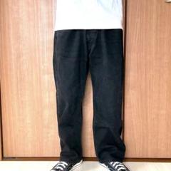 No.576/Levi's505/W38L30/ブラックデニム/ワイド/古着のサムネイル