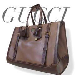 極美品【超希少】GUCCI ボストンバッグ ベルト 南京錠 大容量 レザー 極美品【超希少】GUCCI ボストンバッグ ベルト 南京錠 大容量