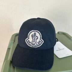 【新品タグ付き】MONCLER モンクレールゴシックロゴベースボールキャップ帽子