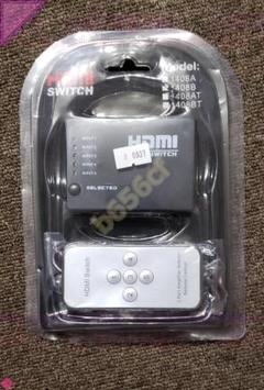 ●家電 未使用 HDMI切替器 5入力1出力 4K 2K HDMI リモコン付