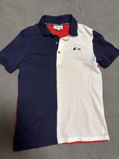 ラコステ ポロシャツ　トリコロール　xs
