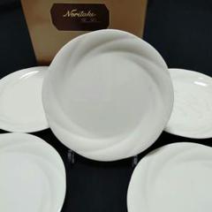 【期間限定出品】カレー皿＆プレート★ノリタケ食器セット (アンサンブルホワイト) 4975946289443_1.jpg