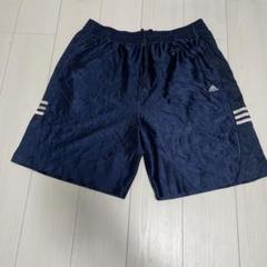 adidas ネイビー ショートパンツ 3本ライン