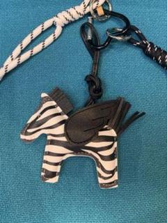 【未使用】シマウマの可愛いチャーム☆キーホルダーにも！