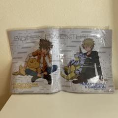デジモン　プレイマット　太一&アグモン、ヤマト&ガブモン