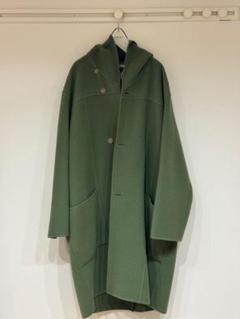 18AW AURALEE ビーバー メルトン Pコート 薄緑123O△