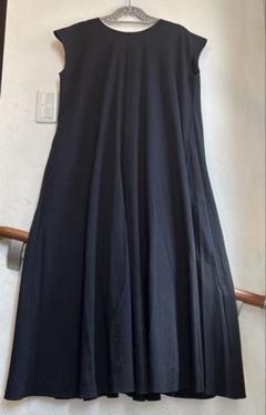 美品✨23区 48 ワンピース ドレス　黒　ティーアード　セレモニー　大きい ニッセン ドレス ワンピース 大きいサイズ レディース 結婚式