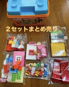 バンダイ　ブロックラボ　アンパンマン　まとめ売り パン工場　わくわくケーキ屋さん