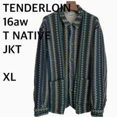【最終価格】テンダーロイン TENDERLOIN ネイティブJKT size.M TENDERLOIN】【GTM JKT】【ネイティブ柄】【日本製】【アウター