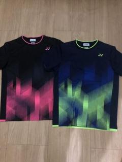 ヨネックス シャツ ユニフォーム テニス ウェア 2枚 L ピンク　青