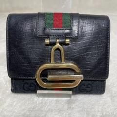GUCCI グッチ 二つ折り財布 シェリーライン コンパクト