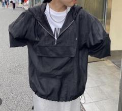 Lounge dress ラウンジドレス　アノラックパーカー黒 マウンテンパーカ Loungedress - Loungedress シアーANORAK シアーアノラックの