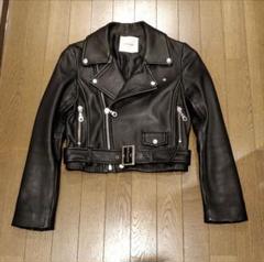 Lagunamoon ライダースジャケット　レザージャケット LAGUNAMOON（ラグナムーン）の「カラーパイピングフェイクレザー