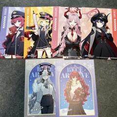 【未使用】6種 アニメイト特典　万魔殿 ポストカード ブルアカ