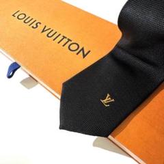 美品 ルイヴィトン Louis Vuitton ネクタイ シルク100%