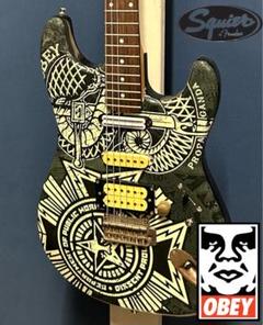 Squier by Fender OBEY Graphic Strato ギター Squier by Fender OBEY Graphic Strato ギター - メルカリ