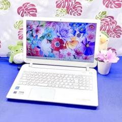 現品1台！即購入OK✨Win11 高速SSD 東芝白ノートパソコン カメラ薄型
