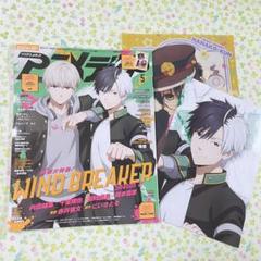アニメディア　5月号　WIND BREAKER ピンナップ　クリアファイル　付録