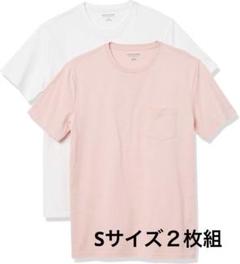 [Amazon Essentials] 2枚組 クルーネックTシャツ半袖 メンズ