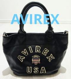 AVIREX トートバック 本革 レザー A4 サイズ