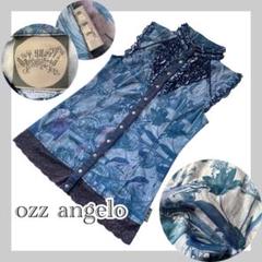 オッズアンジェロ⭐️ OZZANGELO⭐️ レースアップフリル ブラウス オッズアンジェロ⭐️ OZZANGELO⭐️ レースアップフリル ブラウス