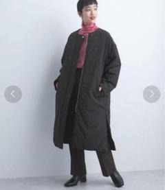 美品 グリーンレーベルリラクシング リバーシブルキルトダウン 36 黒