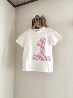 クリスチャンディオール LOVE MOVES 背面ロゴ Tシャツ くすみ白 S