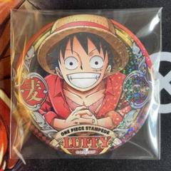 ONE PIECE JF2018限定缶バッジエース&ルフィ未開封品